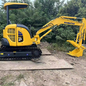 ญี่ปุ่นทํารถขุดขนาดเล็กมือสอง PC35MR 3.5ton รถขุด รถขุดขนาดเล็กราคาถูก - Product Image 1