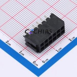 ZX-MX3.0-2-6PZZ Wire-to-Board Pin Header Through hole Component (THT),P=3mm Connector 2x6P 3mm Through Hole Micro-Fit (MX 3.0) - Product Image 1