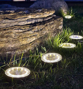 Luci sotterranee a <span class=keywords><strong>Led</strong></span> solari impermeabili per esterno lampada a ingresso Ip67 Rgb giardino a terra spottino luci <span class=keywords><strong>da</strong></span> <span class=keywords><strong>incasso</strong></span> - Product Image 3