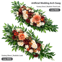 Guirlande de roses en soie artificielles pour arche de mariage, allée d'entrée, réception de banquet, lieu de cérémonie nuptiale, gala, accessoire photo, aménagement de vitrine