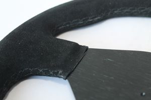 Volant de course en cuir suédé, 255mm, pour Porsche Tesla - Product Image 4
