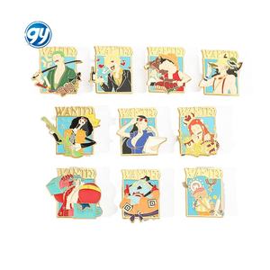 Broche à une pièce Luffy Sanji Zoro Anime Badge en métal <span class=keywords><strong>Manga</strong></span> Cartoon Pin <span class=keywords><strong>Accessoires</strong></span> - Product Image 5