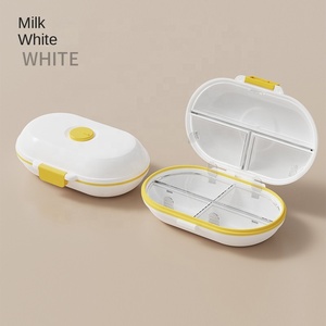 Wholesale Daily 7-Compartment Food Grade PP Child-Resistant Multicolor Portable <b>Pill</b> Organizer <b>Case</b> <b>for</b> Vitamins & Cod Liver Oil - Product Image 3