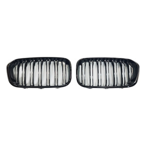 Grille de remplacement double ligne BMW F20 en ABS pour pare-chocs avant Série 1 2012-2019 - Product Image 1