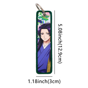 Porte-clés Maomao de l'anime The Apothecary <span class=keywords><strong>Diaries</strong></span>, manga pour hommes, cadeaux et porte-clés de voiture, broderie, porte-clés, bijoux de mode - Product Image 4