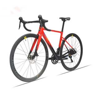 20 Speed Carbon Fiber Road Bike Lightweight Frame Disc Adult Professional Racing Spring Fork Thru-Axle ZXC-257 700C Carbon Fiber - Product Image 5