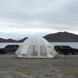 Carpa Inflable de Apertura Automática Rápida para Glamping, 4 Estaciones, Tela Oxford con Kit de Reparación para Campamento, Fiestas, Familia, KTV, Luna de Miel - Product Image 1