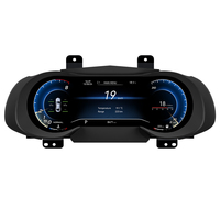 Untuk Maserati Quattroporte 2013-2023, Instrumen Dashboard LCD Digital Layar 12.3 inci, Speedometer, Wireless Carplay, Upgrade Linux