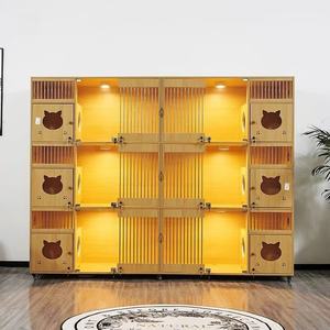 Große luxuriöse dreistufige <span class=keywords><strong>Cat</strong></span> Villa Pet <span class=keywords><strong>Cat</strong></span> Möbel - Product Image 1