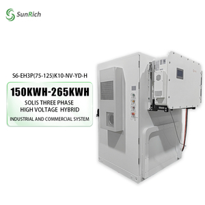 Solución para Reducción de <span class=keywords><strong>Picos</strong></span> de Consumo, Inversor Híbrido Solis de 125 kW, Almacenamiento de Energía Solar Industrial de 150-265 kWh - Product Image 1