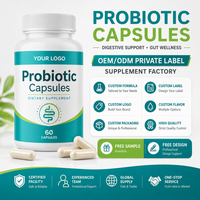 Capsules Probiotiques Soutien Digestif et Bien-être Intestinal Complément Quotidien pour Adultes Marque Privée Acheteurs B2B de Marques Mondiales de Bien-être