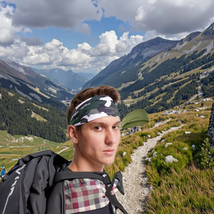 Mũ trùm đầu mỏng, thoáng khí, chống trơn trượt, dùng cho đạp xe, chạy bộ, yoga, tập gym, thể thao ngoài trời, thể dục - JuDing JD092 - Product Image 1