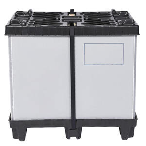 Su geçirmez petek istiflenebilir kullanımlık geri dönüşümlü katlanabilir plastik palet kutusu plastik kol konteyner kutusu - Product Image 4