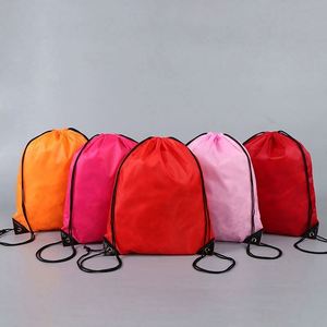 Custom Durable <b>Drawstring</b> <b>Backpacks</b> Silk Screen Printed Polyester Travel Bags for Promotions & Events - Product Image 4