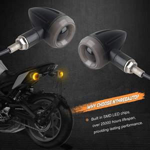 Clignotants universels à LED séquentiels pour motos, compatibles avec les systèmes de clignotement dynamique - Product Image 4