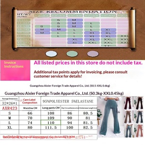<span class=keywords><strong>Pantalon</strong></span> <span class=keywords><strong>évasé</strong></span> en <span class=keywords><strong>velours</strong></span> côtelé taille haute ample pour <span class=keywords><strong>femme</strong></span>, couleur unie, décontracté, jambe large, long - Product Image 4