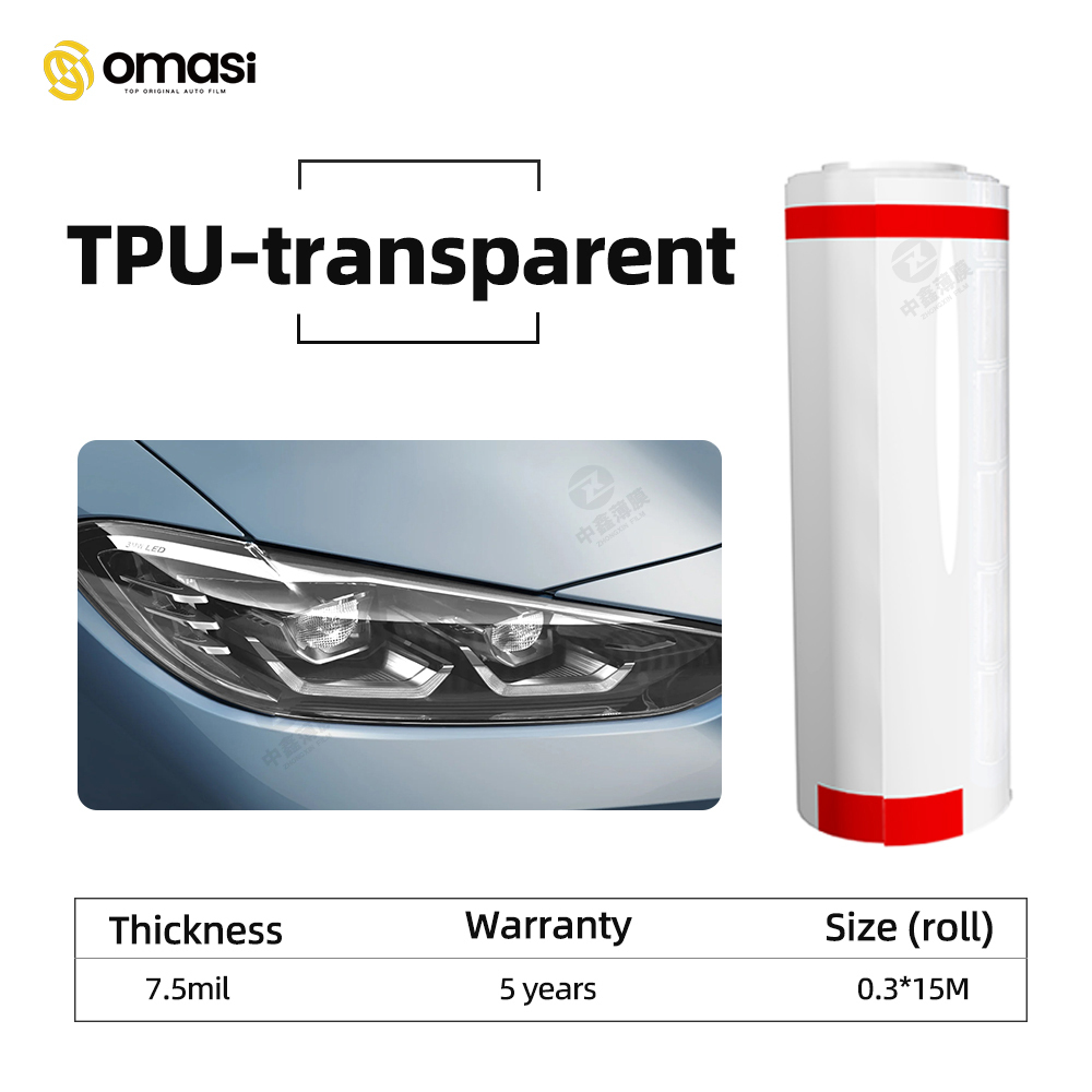 Película Transparente de TPU para Faros