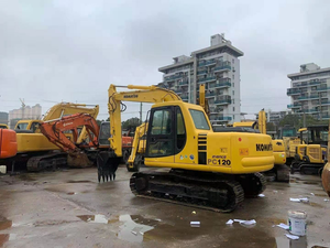 Mini pelleteuse à ramper Komatsu PC120 de 12 tonnes utilisée avec le plus grand stock de composants de base du moteur de Shanghai inclus - Product Image 2