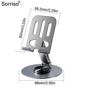 Sorriso kim loại điện thoại di động đứng 360 độ xoay cho <span class=keywords><strong>iPad</strong></span> Máy tính bảng điện thoại thông minh lười biếng phổ đứng - Product Image 4