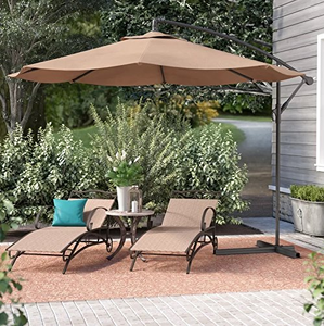 3M <span class=keywords><strong>Patio</strong></span> al aire libre Acero <span class=keywords><strong>6</strong></span> Costillas Banana Beach Garden Sombrilla RLF-UMB-001-1 - Product Image 4