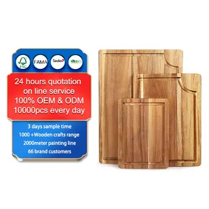 Custom 9x6 Inch Bamboo Cutting Board Kitchen Meat Vegetable Chopping Board Wooden