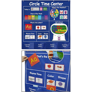 <span class=keywords><strong>I</strong></span> giocattoli per l'apprendimento dei bambini rilevano <span class=keywords><strong>i</strong></span> <span class=keywords><strong>colori</strong></span> tabella del calendario del grafico educativo centro interattivo lettere del centro del tempo del cerchio generico - Product Image 5