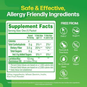 Sachets de fibres <span class=keywords><strong>probiotiques</strong></span> pour enfants sous marque privée, 24 unités, pour les 3 ans <span class=keywords><strong>et</strong></span> plus, soutien digestif <span class=keywords><strong>et</strong></span> immunitaire, aide à restaurer la régularité intestinale - Product Image 6
