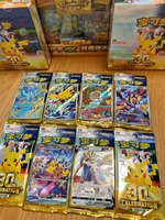 Version chinoise PIIKACHU 30ème Anniversaire Boîte de Collection Anime Magasin Salle de Diffusion en Direct Vente en Gros PTCG M6a Boosters 30ème Anniversaire