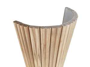 Pannello Acustico 3D Flessibile <span class=keywords><strong>in</strong></span> <span class=keywords><strong>Legno</strong></span> Curvato per Hotel e Appartamenti, Soluzione di Design Grafico Insonorizzante - Product Image 6