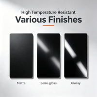 Revêtement en poudre de silicone résistant aux hautes températures 550°C, peinture en poudre anti-corrosion et résistante à la chaleur pour barbecue, cheminée et foyer