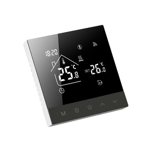 Beok TS4 16A Écran tactile électrique intelligent Tuya <span class=keywords><strong>Thermostat</strong></span> d'hôtel <span class=keywords><strong>connecté</strong></span> en WiFi Conception flexible pour les installations de <span class=keywords><strong>chauffage</strong></span> par le sol - Product Image 3
