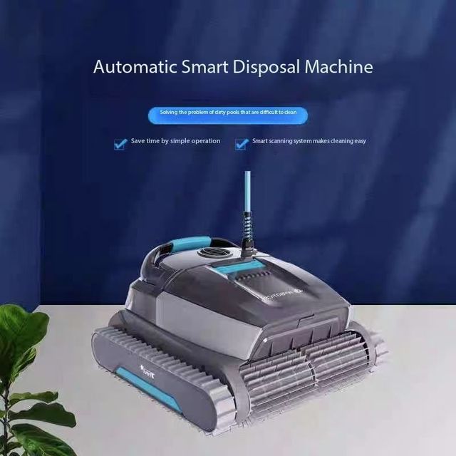 Wireless High Quality Automatic Swimming Pool Cleaning Robot Plug Powered PVC Plastic Wall Cleaner 2 Sold