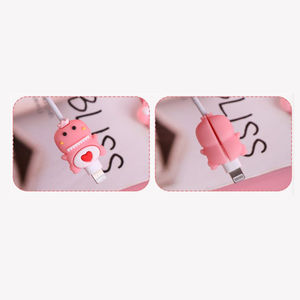 Protector <span class=keywords><strong>de</strong></span> Cable USB con Diseño <span class=keywords><strong>de</strong></span> Animal, Protector <span class=keywords><strong>de</strong></span> Cable <span class=keywords><strong>de</strong></span> Carga para Teléfono, en Oferta - Product Image 5