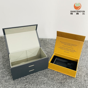 Individuell Bedruckte Luxus-Geschenkbox aus Karton mit Magnetverschluss und Goldfolie aus Recyclingmaterialien für Parfüm und Kleidung - Product Image 5