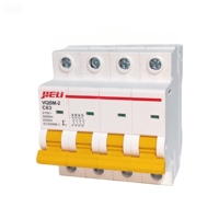 Interruptores de Circuito en Miniatura AC MCB 63A 1P/2P/3P/4P, Interruptor de Riel DIN 230/400V 50/60Hz, Fábrica China, 3kA PA66