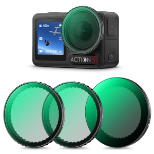 Kit de filtres pour caméra d'action K&F Concept ND2-32 & PL & <span class=keywords><strong>Black</strong></span> <span class=keywords><strong>Mist</strong></span> <span class=keywords><strong>1</strong></span>/<span class=keywords><strong>4</strong></span> pour DJI Osmo Action 3/<span class=keywords><strong>4</strong></span>/5 <span class=keywords><strong>Pro</strong></span> HD, multi-couches - Product Image 1
