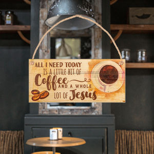 Commercio all'ingrosso rettangolo di legno appeso a parete targa decorativa Denise intagliato lucidato a muro segno per la casa dipinto a mano artigianato in legno - Product Image 2