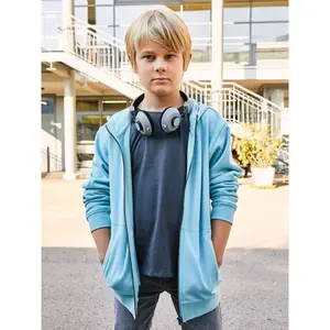 Sudadera con Capucha y Cremallera para Niños, Mercancía Orgánica y Sostenible - Product Image 1