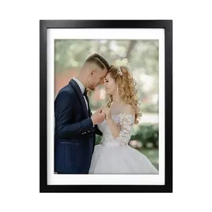 Easy Life Modern Wood Black Custom Gift White Poster Photo A1 A2 A3 A4 A5 Display Frame