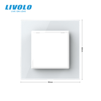 LIVOLO 16A Enchufe Modular Italiano de 80*80mm con Panel de Vidrio, Toma Universal para Italia y Chile, Accesorios Inteligentes de Alta Gama para el Hogar