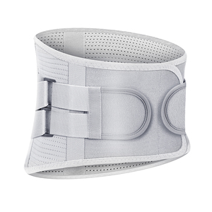 Ceinture de soutien lombaire réglable avec plaque de soutien en acier pour la protection de la taille, taille universelle - Product Image 2