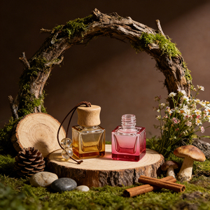 Botella Cuadrada de 8 ml para Colgar en el Automóvil, Ambientador, Perfume, Colgante, Botella Difusora de Vidrio Vacía para Automóvil - Product Image 3