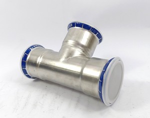 PLC 31009 <strong>Mapress</strong> Stainless Steel T-Piece RF 76.1 Mm <strong>Mapress</strong> Warranty Product - Product Image 1