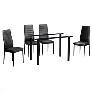 Table de travail pour salle <span class=keywords><strong>à</strong></span> manger, trépied noir, de 8mm, 4 unités, pour <span class=keywords><strong>restaurant</strong></span> - Product Image 5