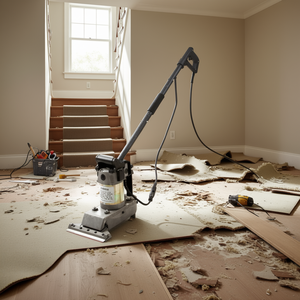 Raschiatrice Elettrica per Pavimenti SANTMAX 0.5 HP 3800 RPM con Cavo da 2,85 Metri e Manico Staccabile per Rimozione di Vinile, Legno e Moquette - Product Image 2