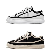 Nouvelles baskets confortables à lacets, basses, respirantes, pour hommes, chaussures de skateboard