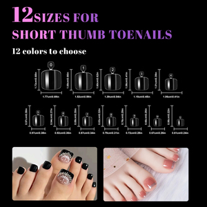 Vente en gros 550 pièces ABS Nail Art Collection Style français court portable amovible <span class=keywords><strong>faux</strong></span> ongles simples et à la mode - Product Image 6