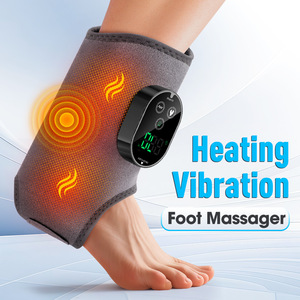 Heated Ankle Wrap <b>Massager</b> with Vibration | Rechargeable Hot Compress for Foot and Joint Relief Factory Direct - Product Image 1