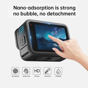 Lente PULUZ 3 en 1 y pantalla frontal y trasera 9H 2.5D Cámara Película de vidrio templado para <span class=keywords><strong>GoPro</strong></span> HERO13 Negro - Product Image 3