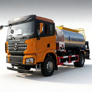 Camion distributeur d'asphalte SHACMAN 10m3 avec réservoir en acier inoxydable, camion pulvérisateur de bitume chauffant pour la construction de routes en asphalte - Product Image 1